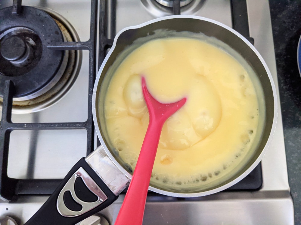 custard for desserts to make with an air fryer